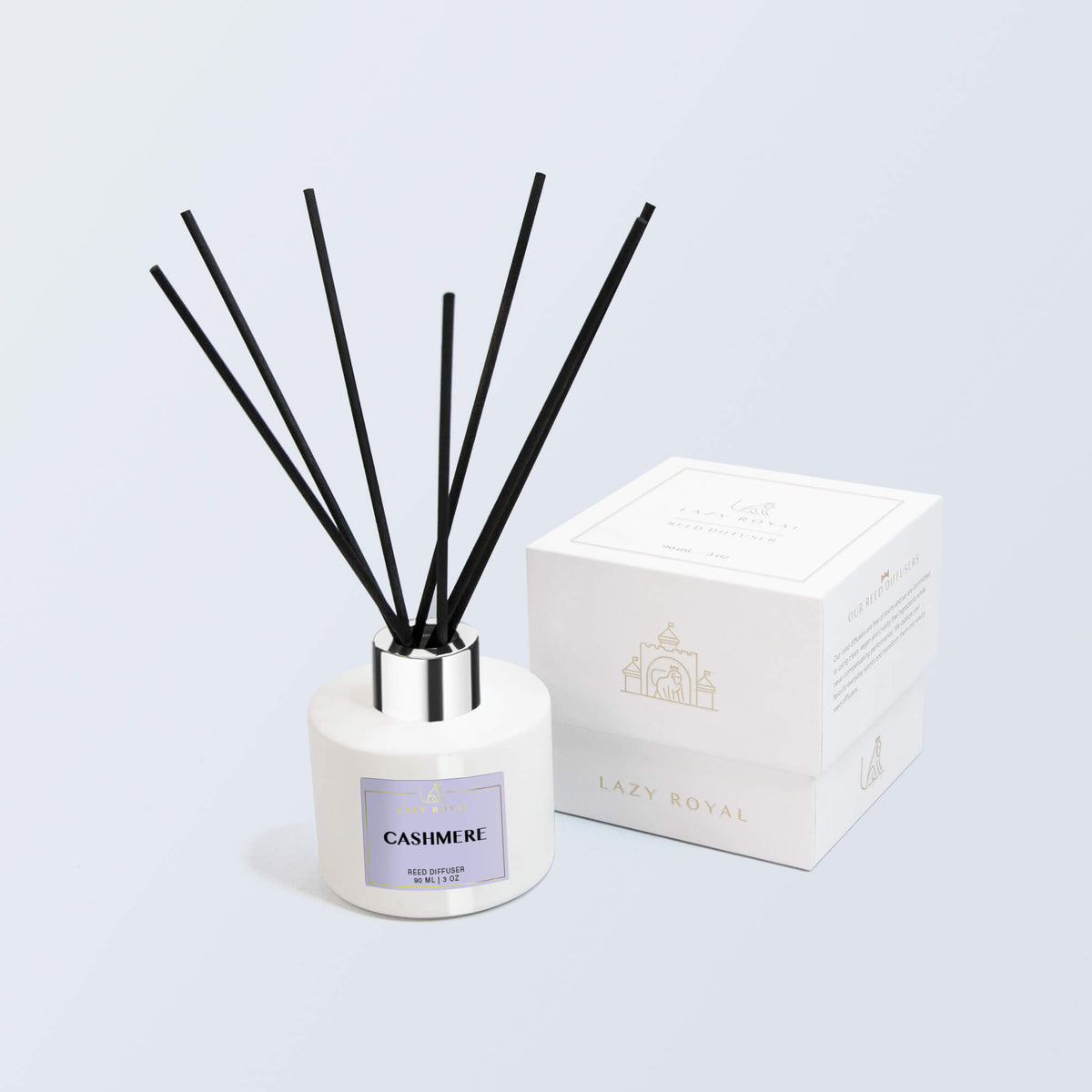 Cashmere 90 ml Reed Diffuser - Inspired by Mimosa | Lazy Royal